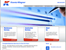 Tablet Screenshot of kwservices.com
